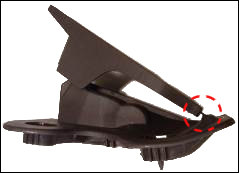 Accelerator pedal hinge