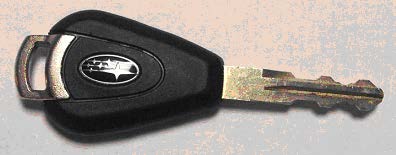 2005-2007 Legacy & Outback edge cut key w/immobilizer (also available without immobilizer)