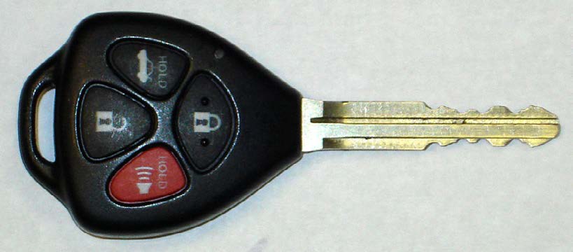 2013+ BRZ edge cut key w/immobilizer and keyless entry