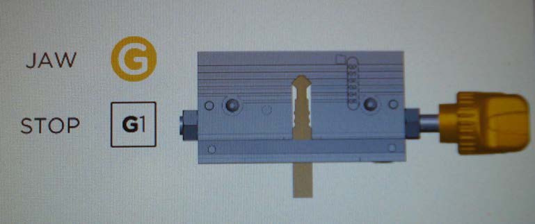 Tip Stop Setup for F/G Jaw