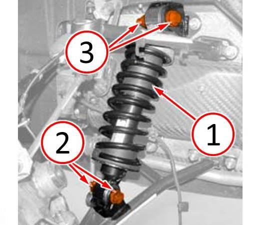 Fig. 12 Install Shock Absorber Using New Fasteners