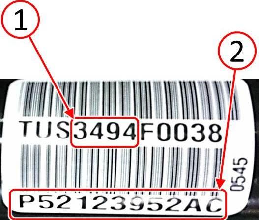Fig. 2 Identification Label Information