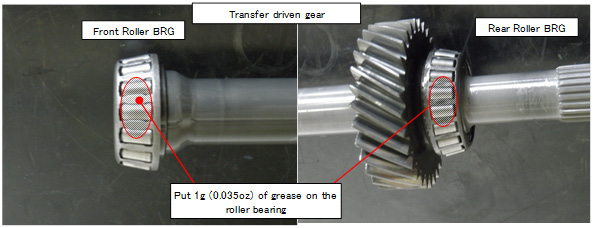 6MT Transfer Driven Gear Bearing