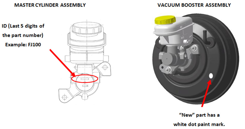 Master Cylinder Assembly & Vacuum Booster Assembly