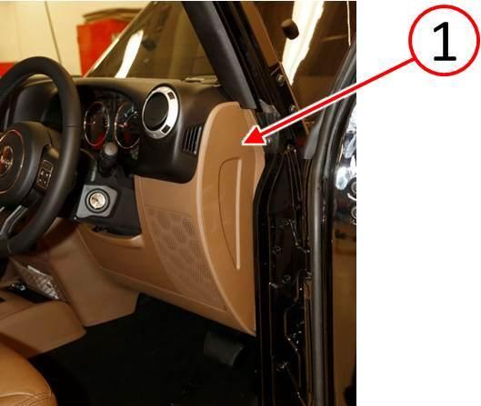 Fig. 2 Instrument Panel Right Side End Cap
