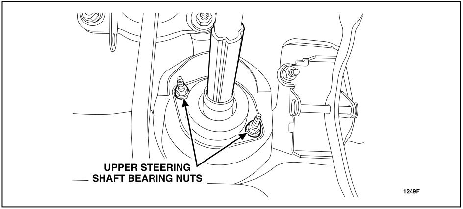 upper steering shaft bearing nuts