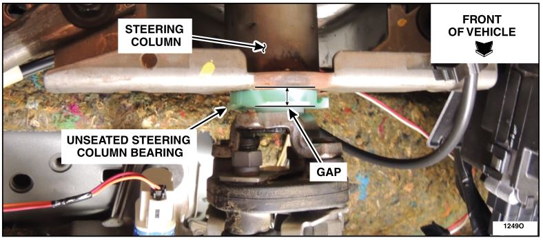 Steering Column Bearing Position Inspection