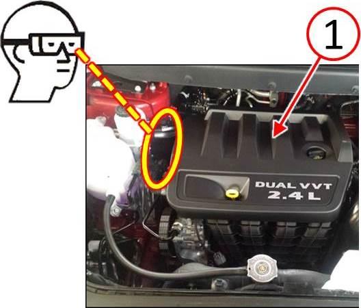 Fig. 1 Remove Engine Cover For Inspection Access