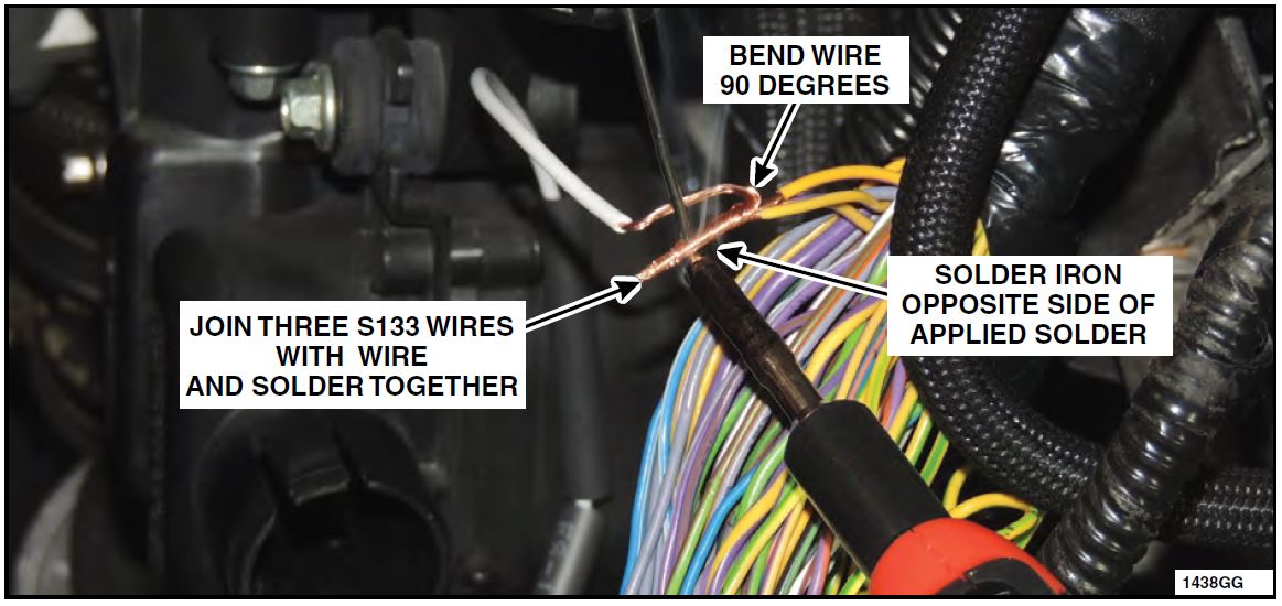 JOIN THREE S133 WIRES WITH WIRE AND SOLDER TOGETHER