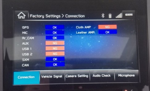 Connection verification testing