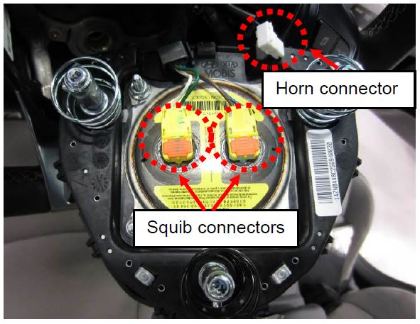 Squib connectors