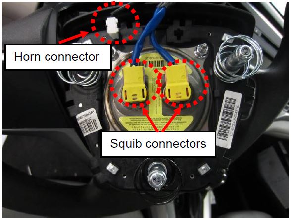 Squib connectors