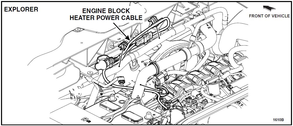 ENGINE BLOCK HEATER POWER CABLE