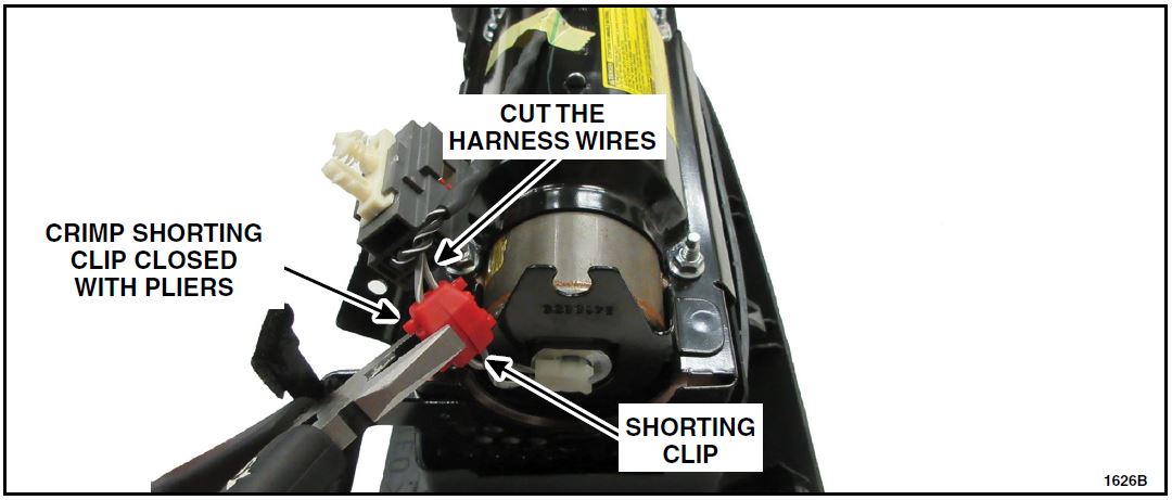 CUT THE HARNESS WIRES