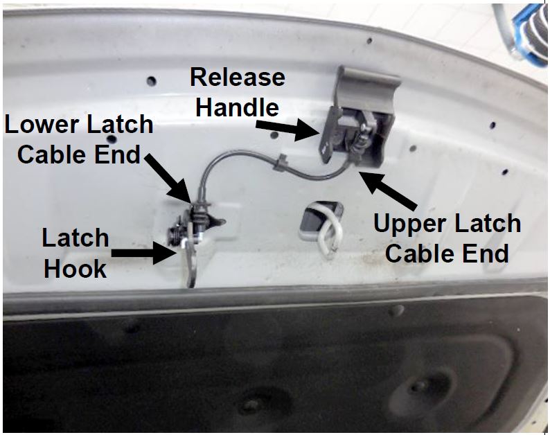 secondary hood latch cable