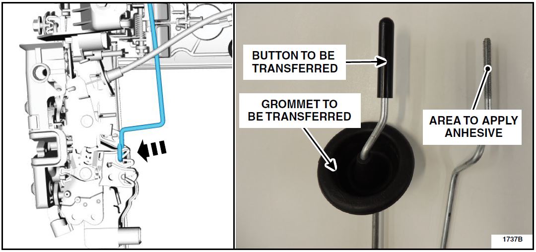 GROMMET TO BE TRANSFERRED