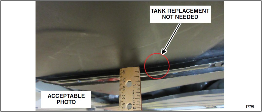 TANK REPLACEMENT NOT NEEDED