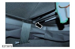 convertible top tension belt