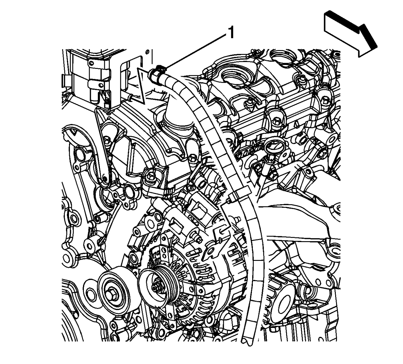 power steering fluid reservoir inlet hose