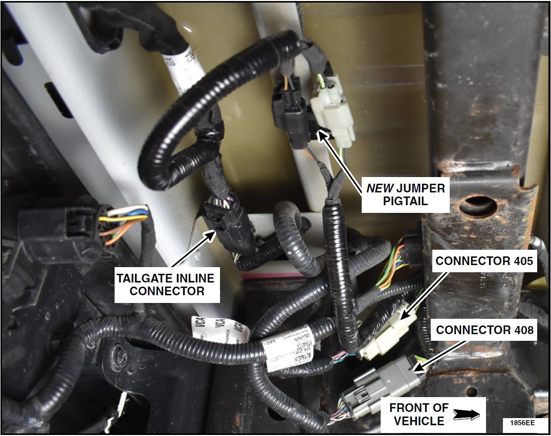 Completed Wiring Harness Modification