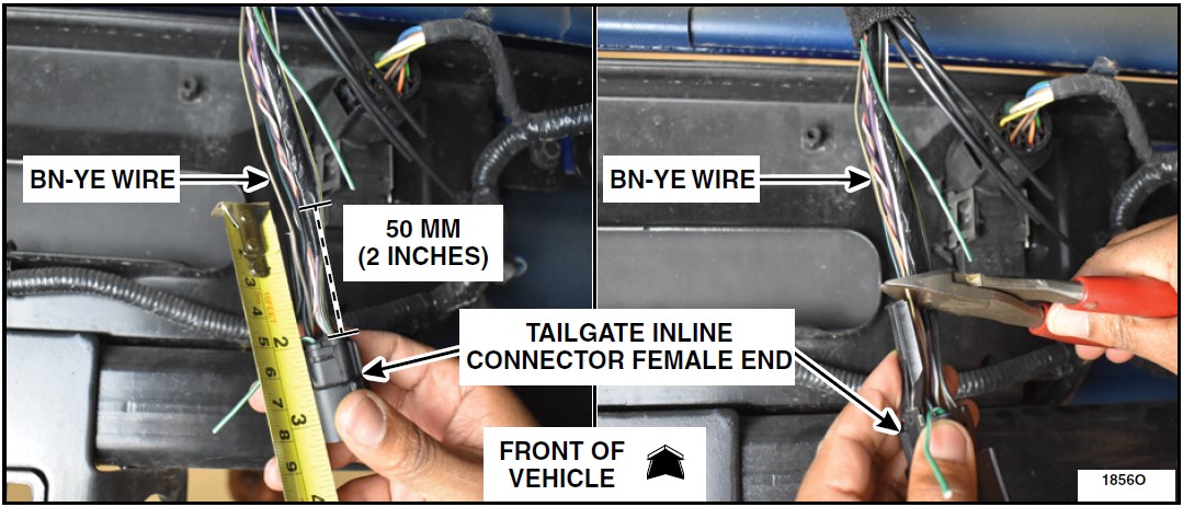 TAILGATE INLINE CONNECTOR FEMALE END