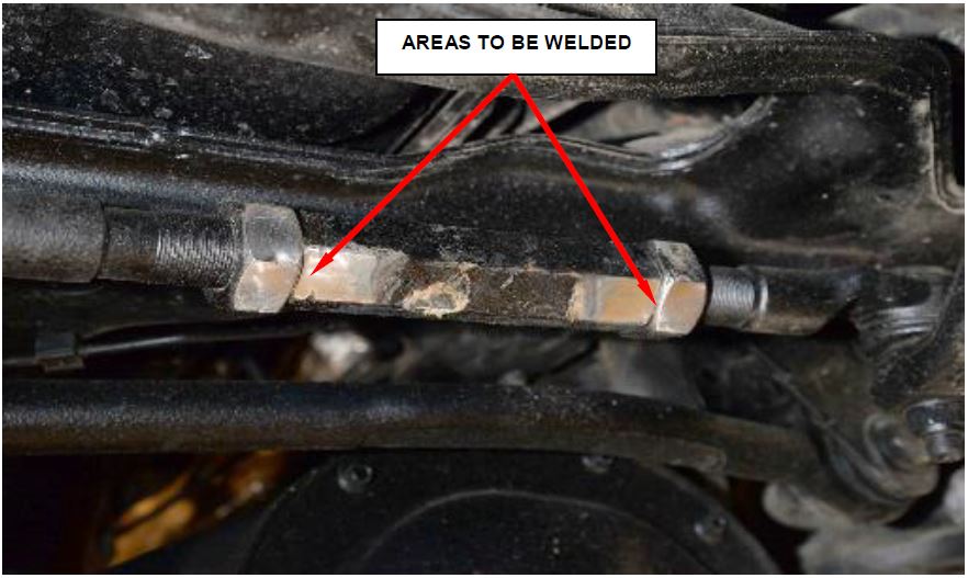 Figure 7 – Clean the Areas to be Welded