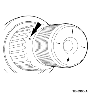 Assemble driveshaft to end yoke