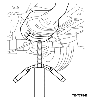 hold the bottom shield in place with a screw type stand