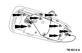 base of each of the seven assembly mounting studs