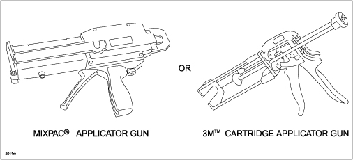 Mixpac Applicator Gun (08117) OR 3M Cartridge Applicator Gun (08571)