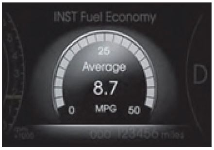 Monitor the vehicle’s fuel economy