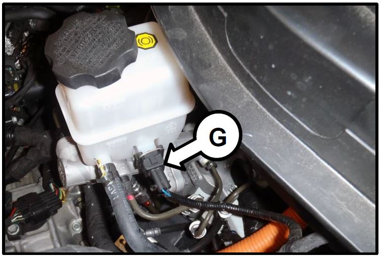 Brake Fluid Level Sensor connector (G)