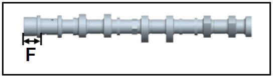 Intake Camshaft (right) New Design