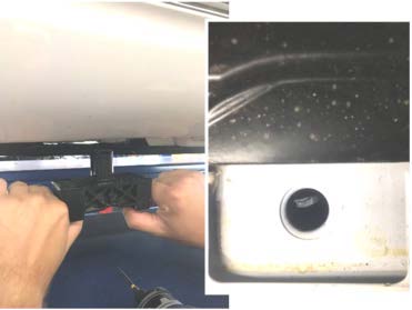 Pull jack support points out of rocker panels