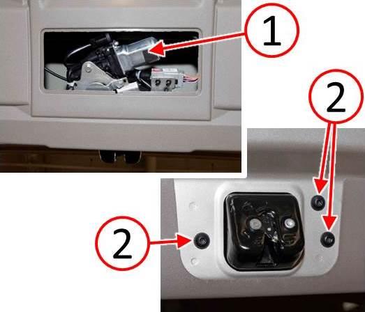Fig. 8 Install Liftgate Latch