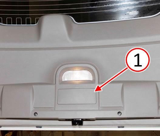 Fig. 9 Install Liftgate Access Panel