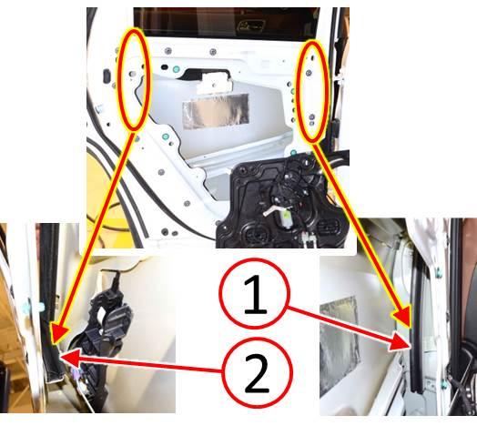 Fig. 21 Ensure Door Glass Run Seal Is Seated In Channel