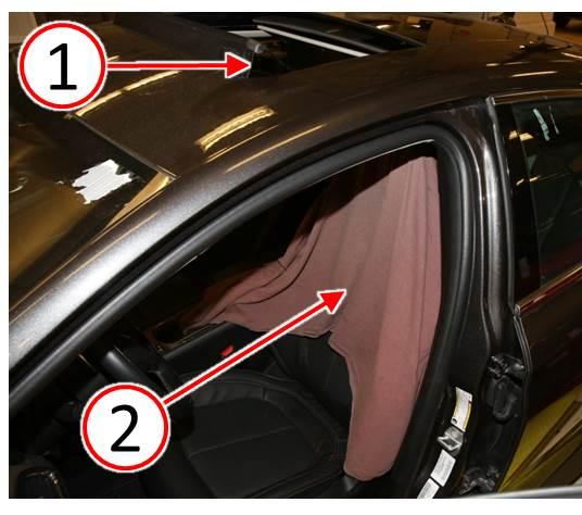Fig. 3 Open Sunroof And Protect Seat