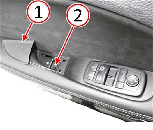 Fig. 1 Door Armrest Attachment Screw