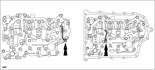 oil pressure switch A and oil pressure switch B connectors