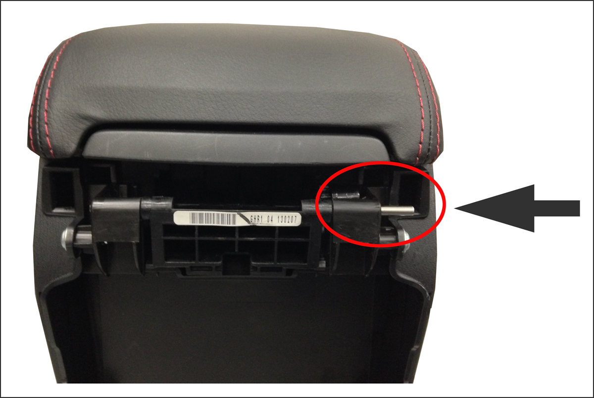 Rear Console Lid Is Loose - 2014-2015 Mazda
