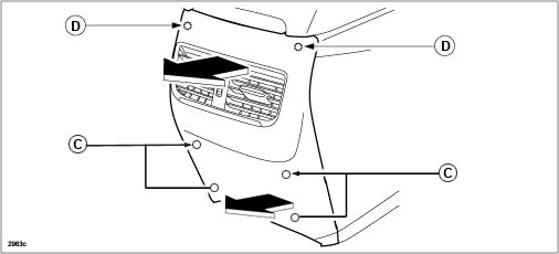 Rear Console Panel