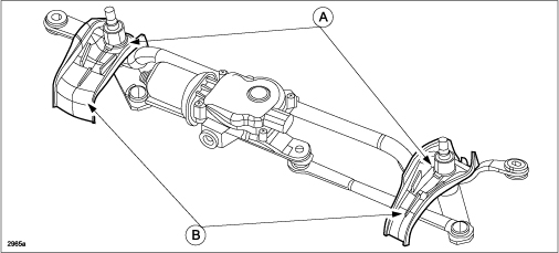 windshield wiper link assembly