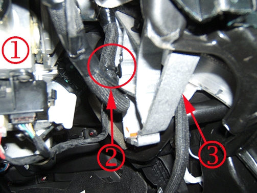 steering column wiring retainer (2)