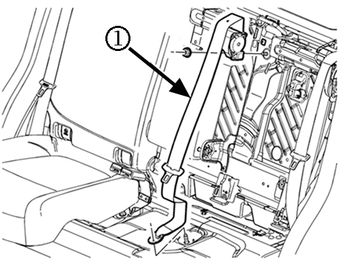 rear seat center shoulder belt assembly (1)