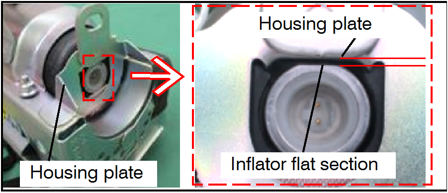inflator makes complete contact