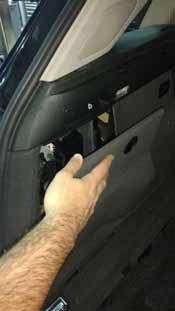 rear luggage compartment trim panel