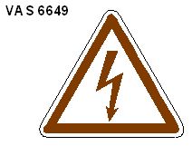 Warning Sign - High-voltage - VAS6649