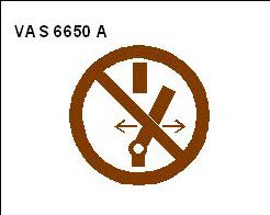 Warning Sign - Switch - VAS6650A