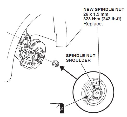 SPINDLE NUT